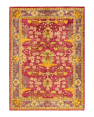 Bloomingdale's Artisan Collection Arts & Crafts M1574 Area Rug, 6'2 X 8'5 In Purple
