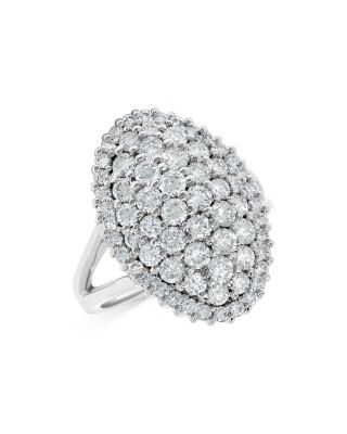 Bloomingdale's Fine Collection Diamond Pave Cocktail Ring in 14K White Gold, 2.20 ct. t. w. - Exclusive