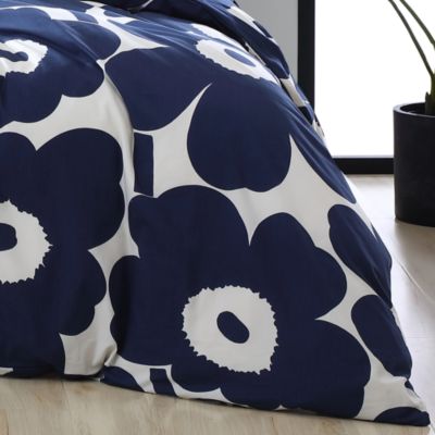 Unikko Blue Comforter Set, King 