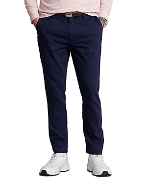 Polo Ralph Lauren Slim Fit Stretch Dobby Pants In Collection Navy