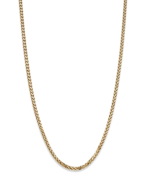 Men's Wheat Link Chain Necklace in 14K Yellow Gold, 24 - 100% Exclusive