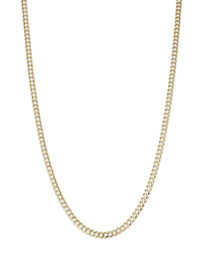 Bloomingdale's - Men's Curb Link Chain Necklace in 14K Yellow Gold, 22" - 100% Exclusive