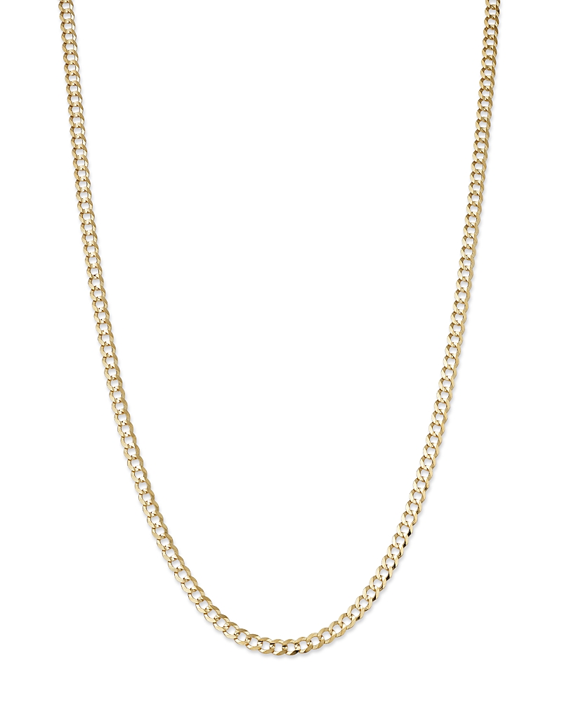 Bloomingdale's Fine Collection Men's Curb Link Chain Necklace in 14K Yellow Gold, 22