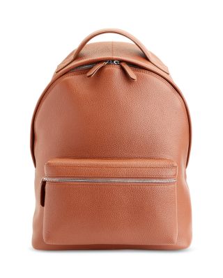 13" Laptop Pebbled Leather Backpack