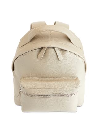 Compact Leather Travel Backpack