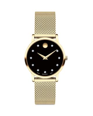 Movado Museum Classic Diamond Watch, 28mm Bloomingdale's