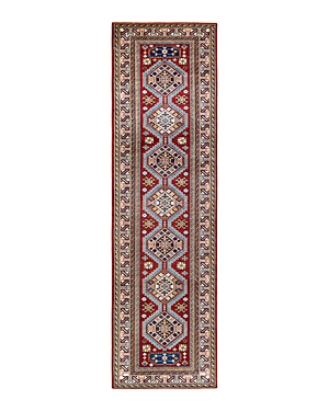 Bloomingdale's Artisan Collection Kindred M1876 Runner Area Rug, 3' X 10'3 In Red
