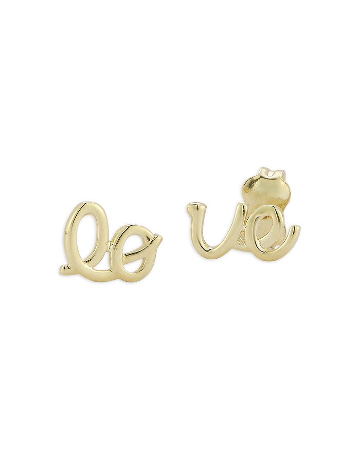 Bloomingdale's - Love Mismatch Stud Earrings in 14K Yellow Gold - 100% Exclusive