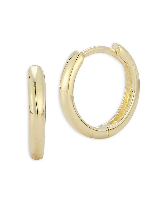 Moon & Meadow 14K Yellow Gold Huggie Hoop Earrings | Bloomingdale's