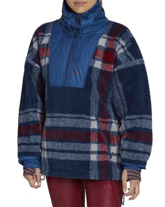 Stella McCartney MA1 ブルゾン チェック サイズ48 グレンチェック MA-1 ボンバー ジャケット 中綿 切替 48 黒 ベージュ