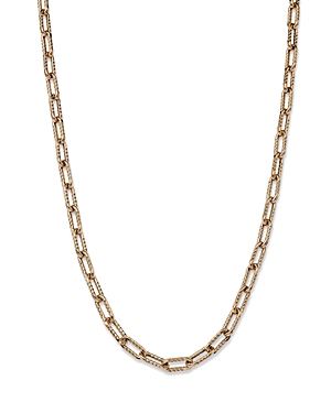 Bloomingdale's Twist Paperclip Link Chain Necklace In 14k Yellow Gold, 18 - 100% Exclusive