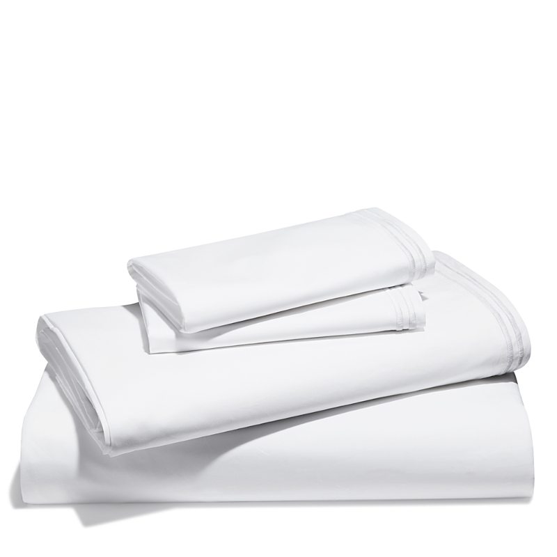 Hudson Park Collection Italian Percale Twin Xl Sheet Set - Exclusive In White
