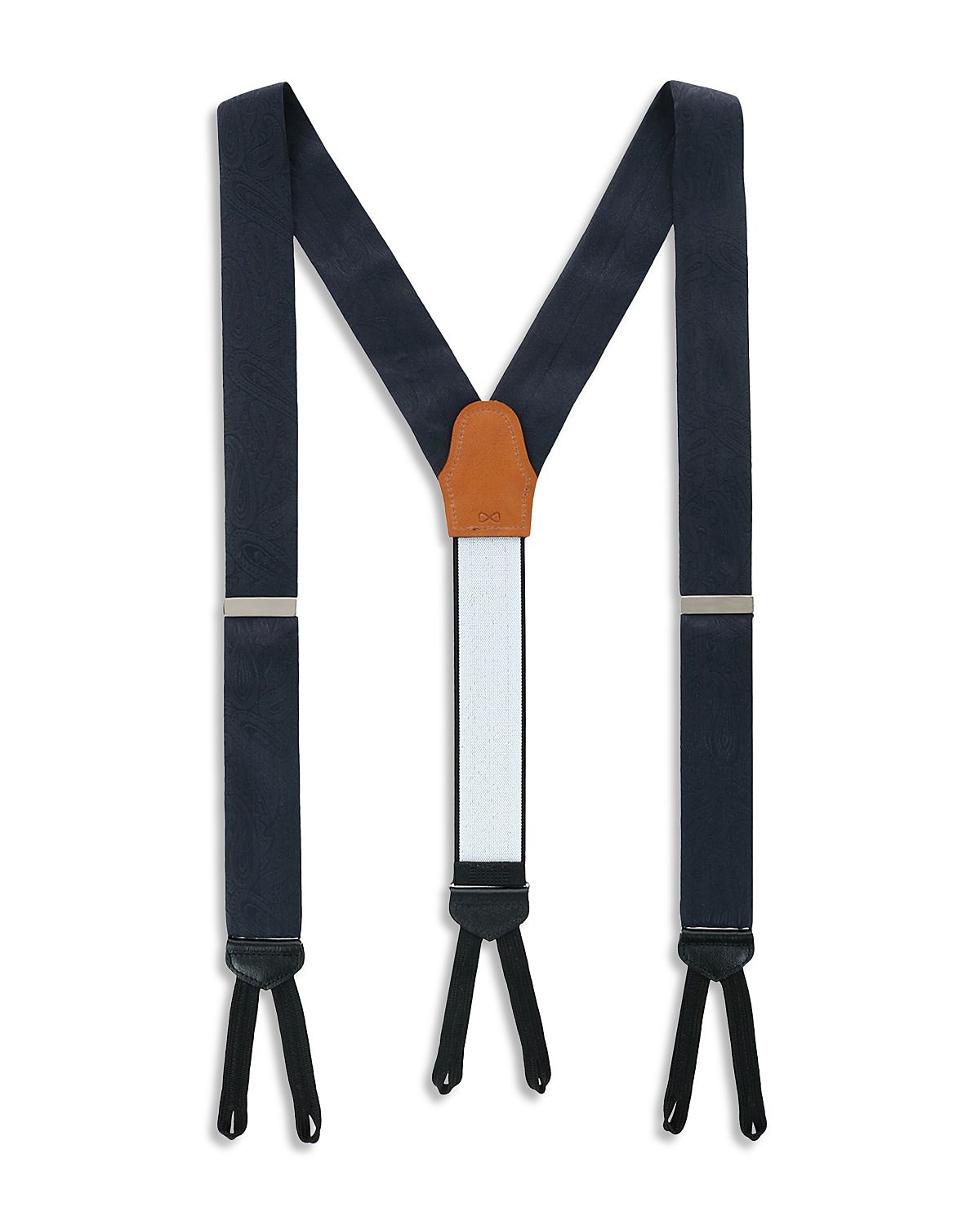 Trafalgar Banbury Black Paisley Formal Suspenders
