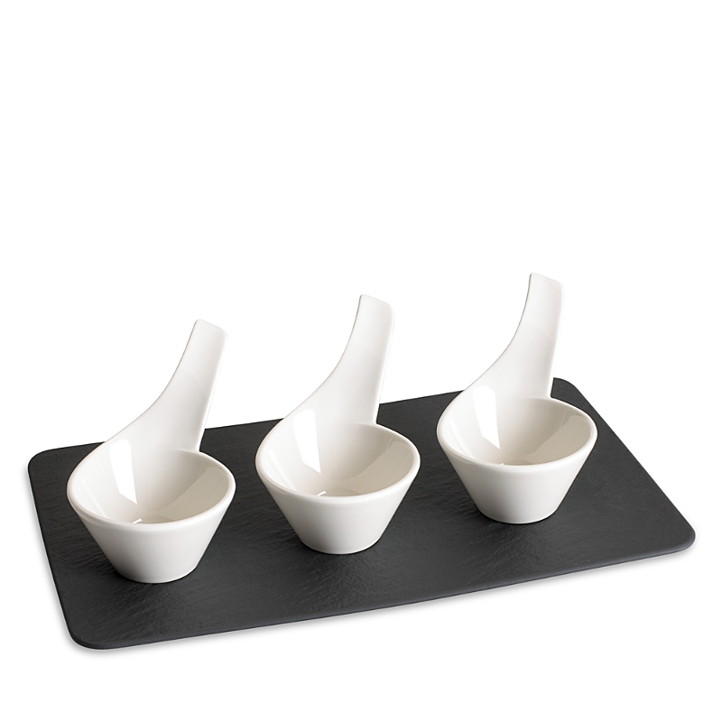 Villeroy & Boch New Wave 4 Pc. Dip Set In White