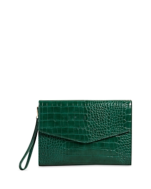 Ted Baker Crocey Croc Embossed Envelope Pouch