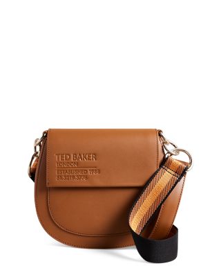 TED sale BAKER Orange Flap Crossbody Bag