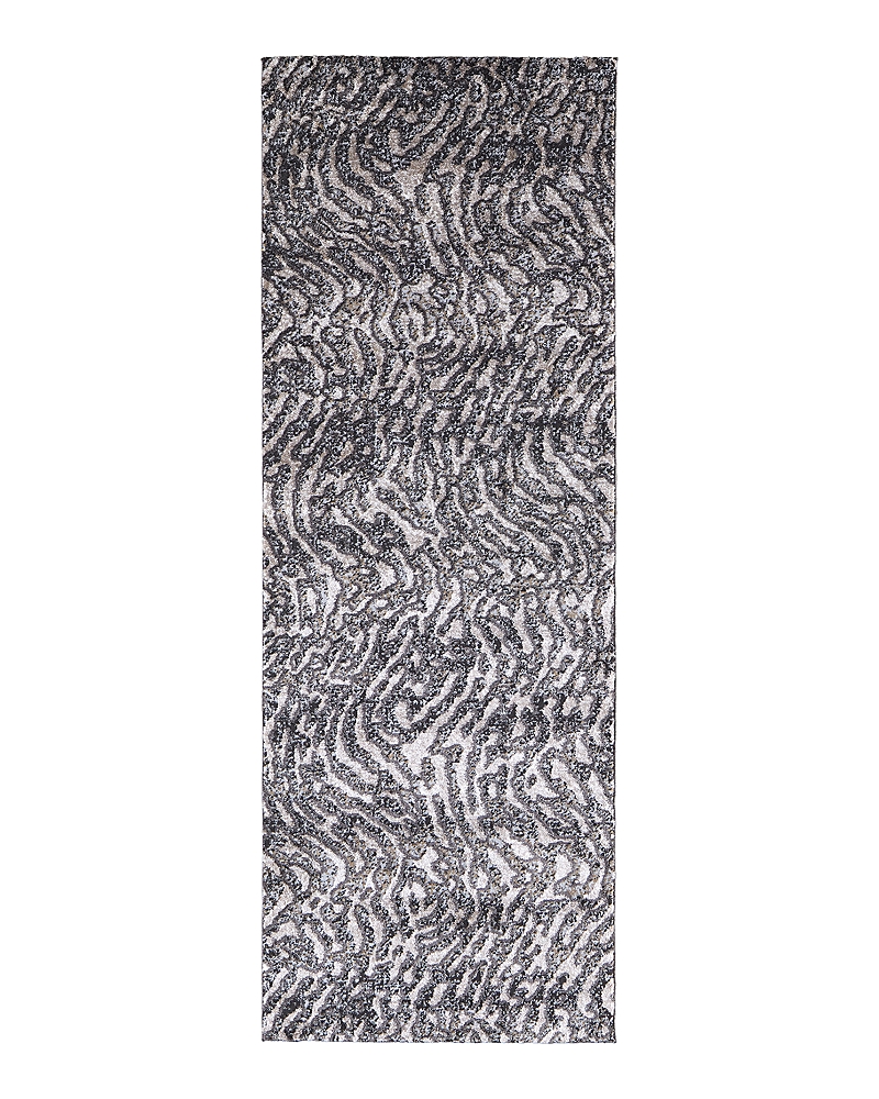 Feizy Vancouver 39fif Runner Area Rug, 2'10 X 7'10 In Beige Charcoal