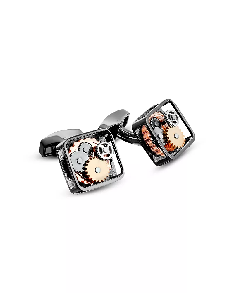Tateossian Gears Square Cufflinks