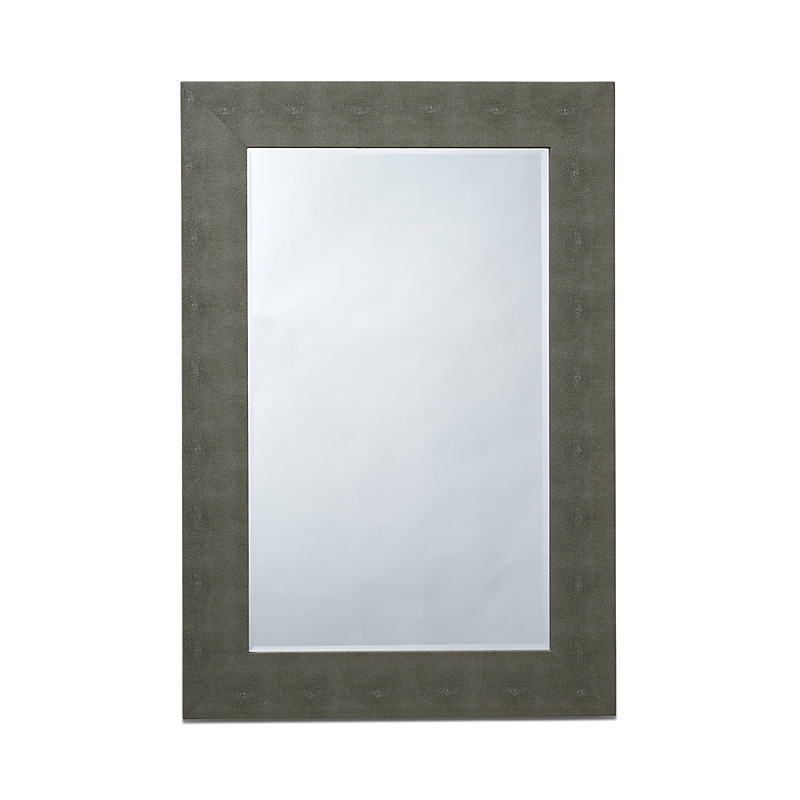 Bloomingdale's Structure Rectangle Mirror In Gray
