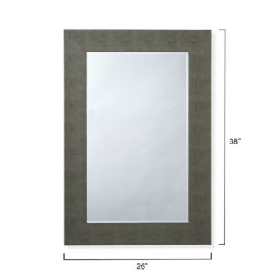 Structure Shagreen Rectangle Mirror
