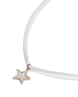 Charmed By Stephanie Gottlieb Stephanie Gottlieb Star String Necklace - 150th Anniversary Exclusive In White/gold