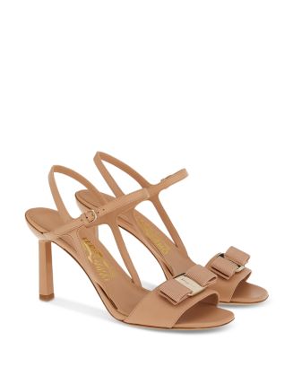 Ferragamo bow sandals best sale