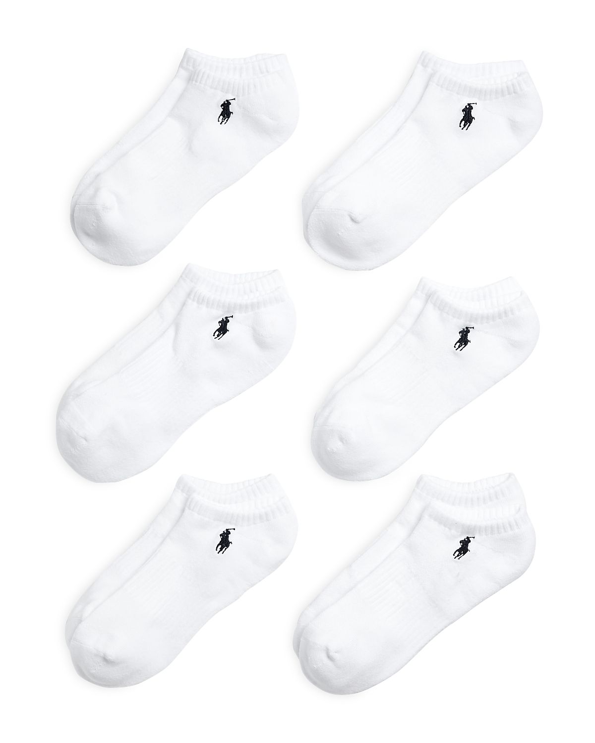 Polo Ralph Lauren Cotton Blend Performance Low Cut Socks, Pack of