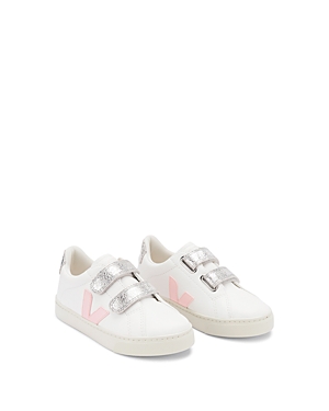 Veja Unisex Small Esplar Low Top Sneakers - Toddler, Little Kid In Extra White/petal/silver