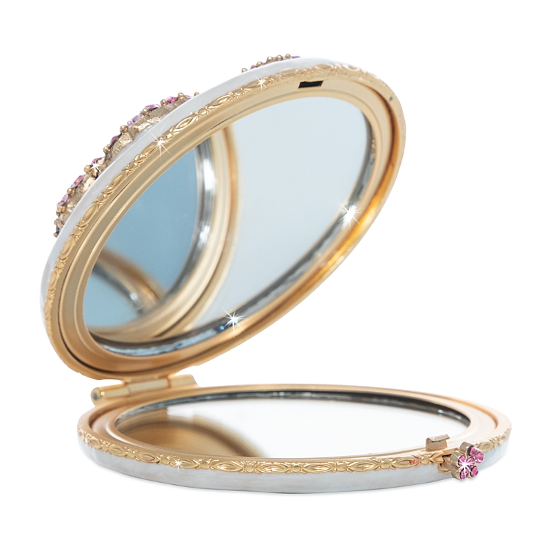 Jay Strongwater Peony Compact In Multi
