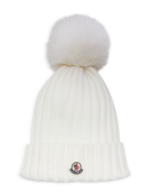 Moncler Wool Ribbed Pom-Pom Hat | Bloomingdale's