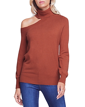 L AGENCE L'AGENCE EASTON ONE SHOULDER SWEATER