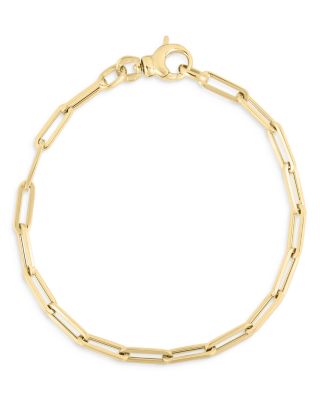 Roberto Coin - 18K Yellow Gold Elongated Link Chain Bracelet
