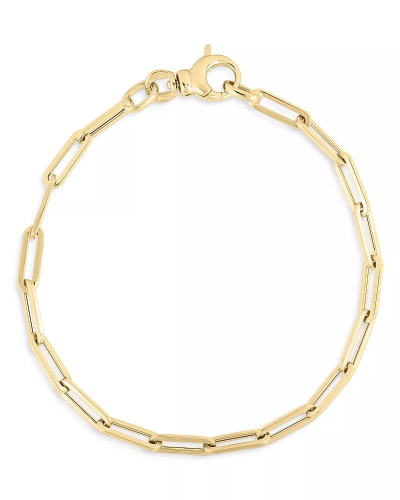 Roberto Coin 18K Yellow Gold Elongated Link Chain Bracelet