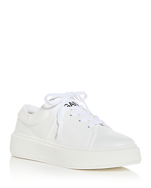 Ganni Sporty Mix Cupsole Sneaker In Egret White