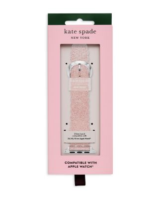 ★APPLE WATCH★KATE SPADE PINK GLITTER JELLY BANDS WATCH Braided Leather 38 49mm Band For Apple Watch® | Kate Spade