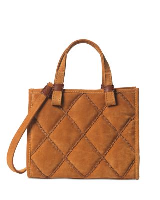 Callista Mini Quilted Suede Tote Bloomingdale s