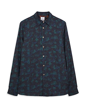 Ps Paul Smith Slim Fit Abstract Print Shirt