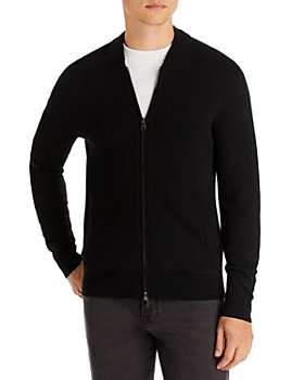 Michael Kors - Extra Fine Merino Wool Solid Full Zip Jacket