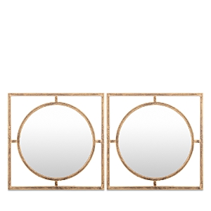 Surya Frances Mirror, Set Of 2 In White
