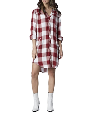 Billy T Check Me Out Plaid Shirt Dress