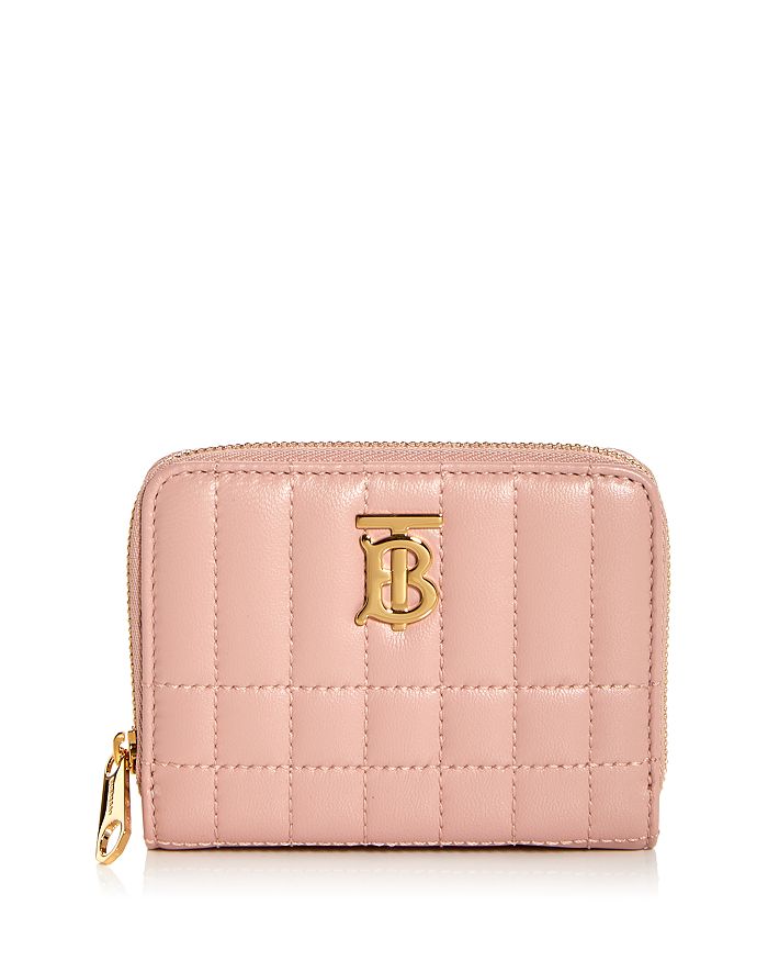 BURBERRY Lola Leather Wallet On Chain, Black