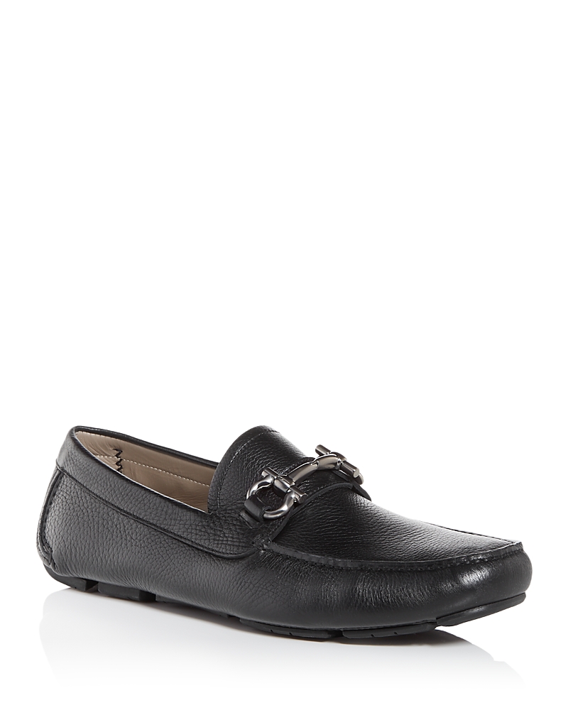 Ferragamo Men's Parigi New Arizona Leather Drivers - Wide