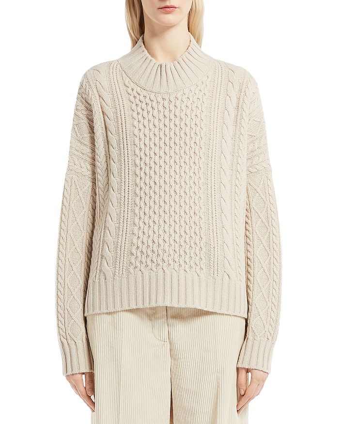 Weekend Max Mara Roberta Cable Knit Sweater | Bloomingdale's
