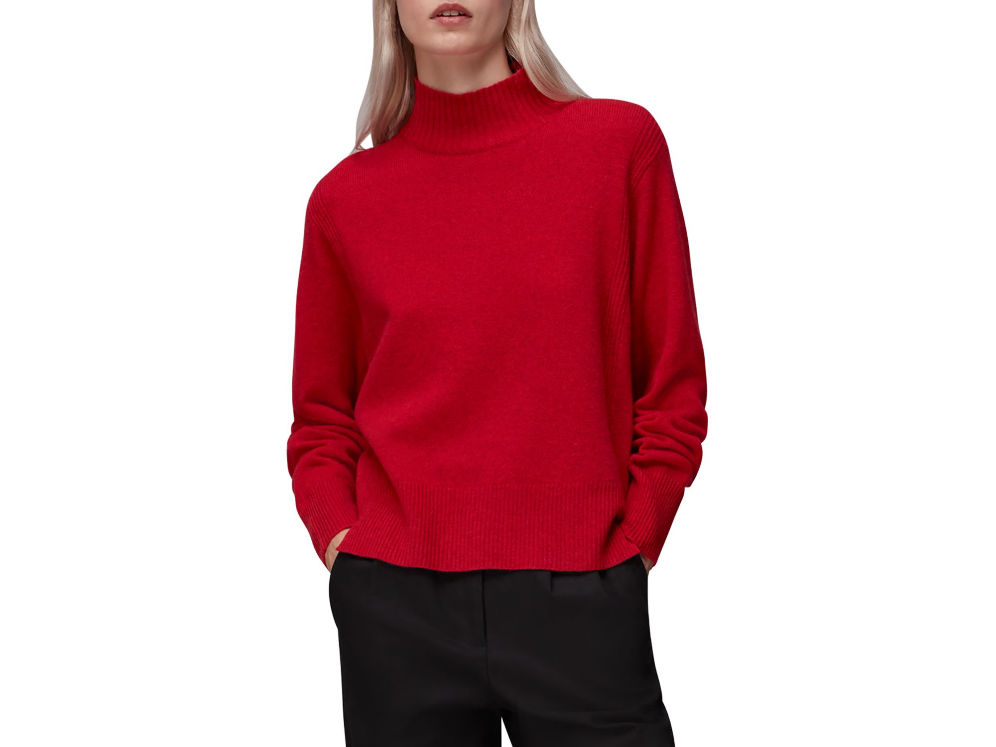 Ferne Wool Funnel Neck Sweater - Image 1