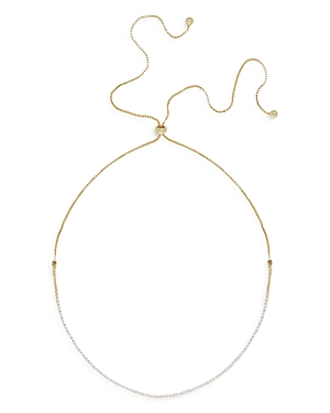 Ettika Embellished Choker Necklace in 18K Gold Plate, 28