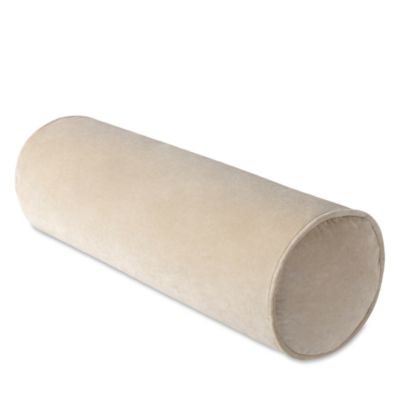 Cotton Velvet Bolster Pillow