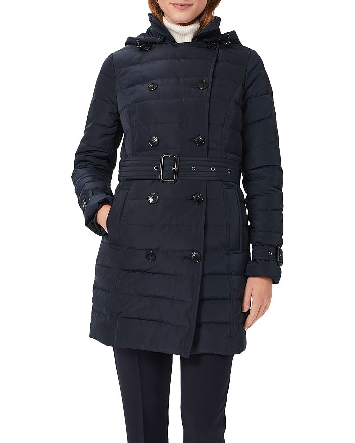 HOBBS LONDON Corina Puffer Trench Coat Bloomingdale s