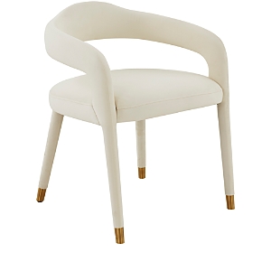 Shop Tov Furniture Lucia Velvet Dining Chair In Cream