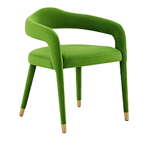 Shop Tov Furniture Lucia Velvet Dining Chair In Green