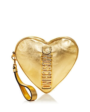 Moschino Golden Heart Wristlet - 150th Anniversary Exclusive In Multi